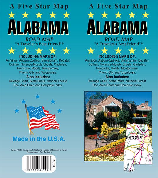 Alabama, Alabama State Map