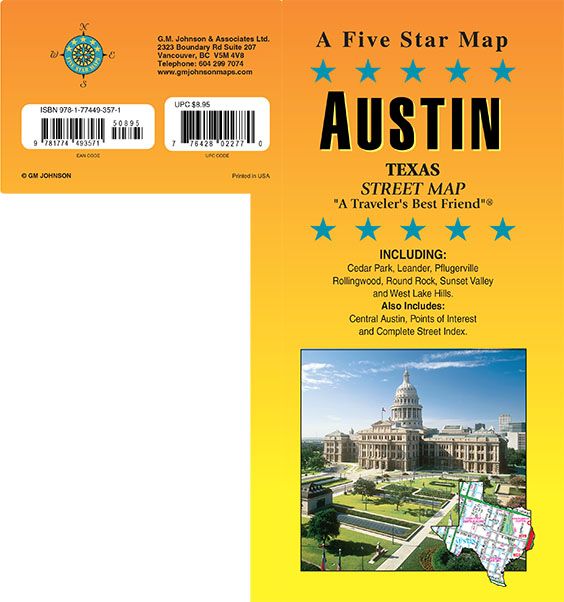 Austin, Texas Street Map