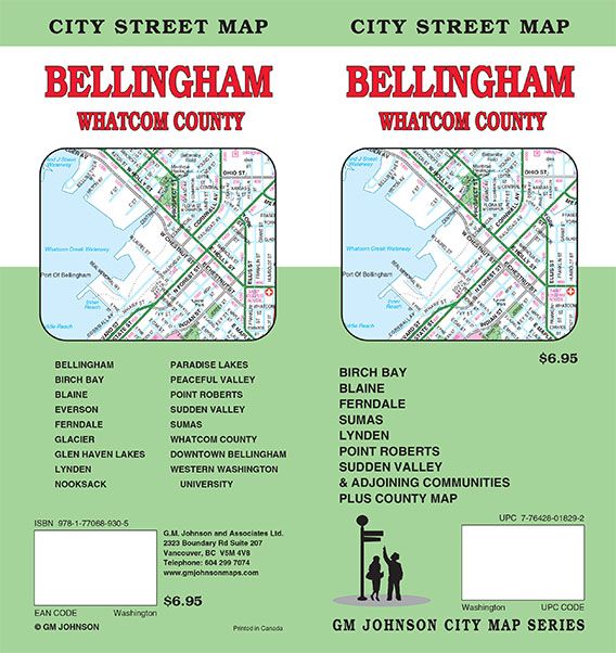 Bellingham / Whatcom County, Washington Street Map