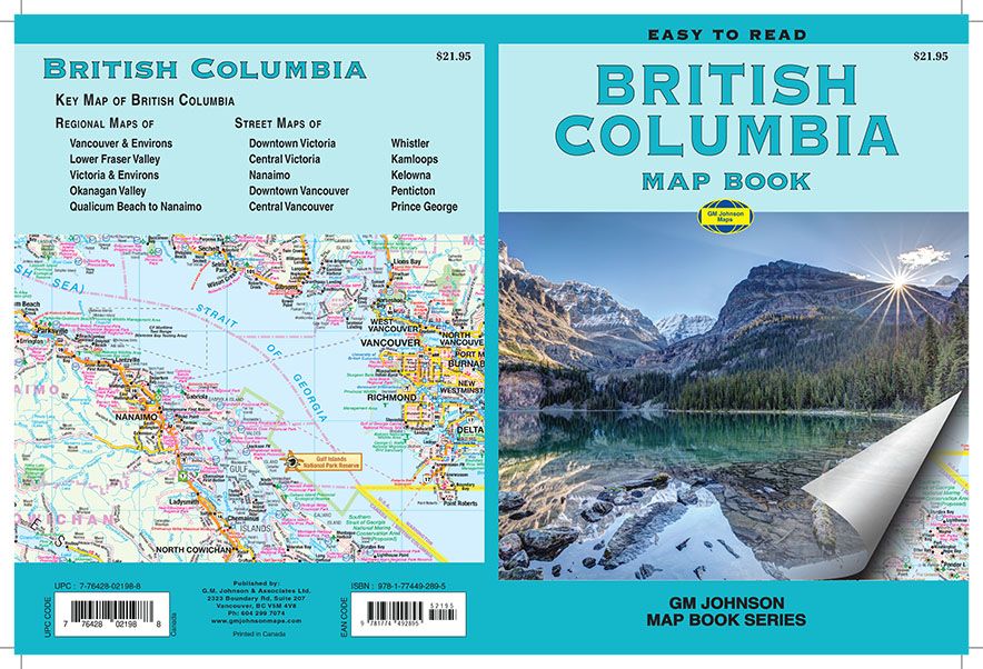 British Columbia, Canada Map Book