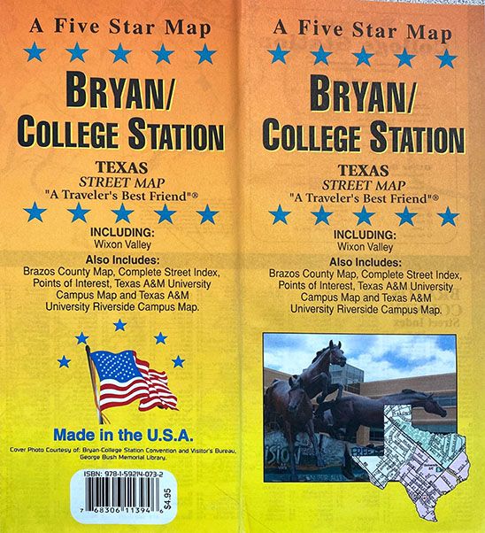 Bryan / College Station, Texas Street Map