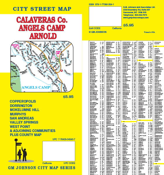 Calaveras County / Angels Camp / San Andreas / Arnold, California