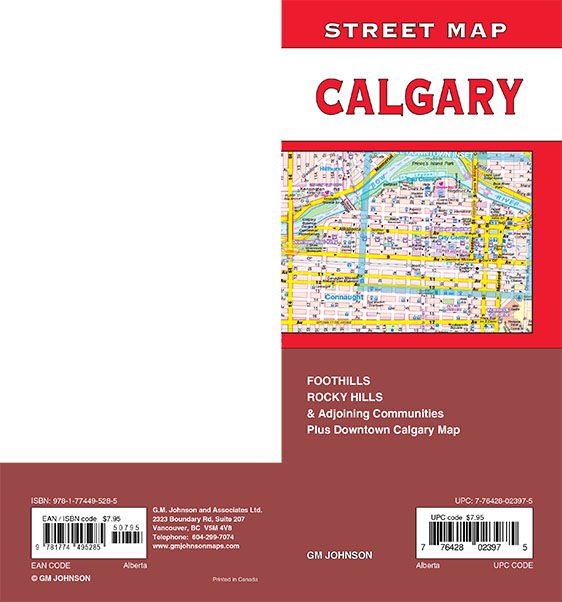 Calgary, Alberta Street Map