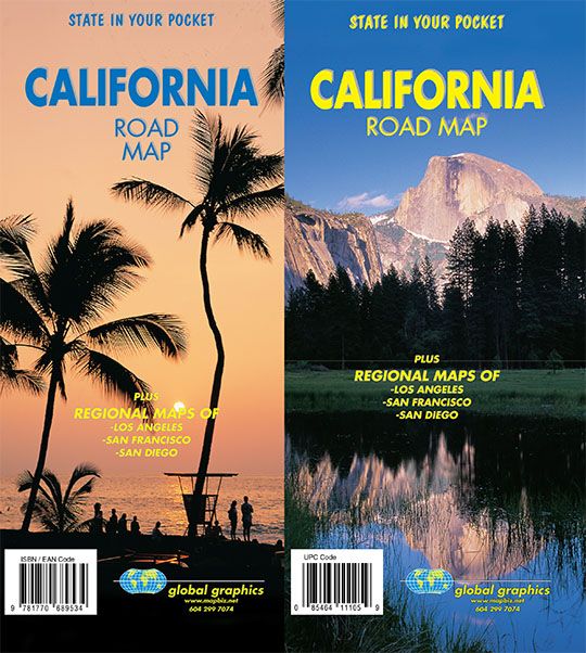 California, California State Map