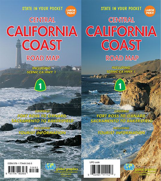 Central California Coast, California Regional Map