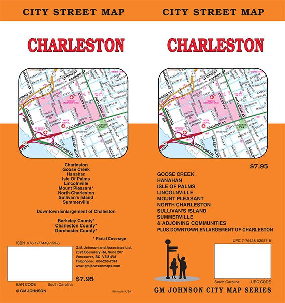Charleston, South Carolina Street Map
