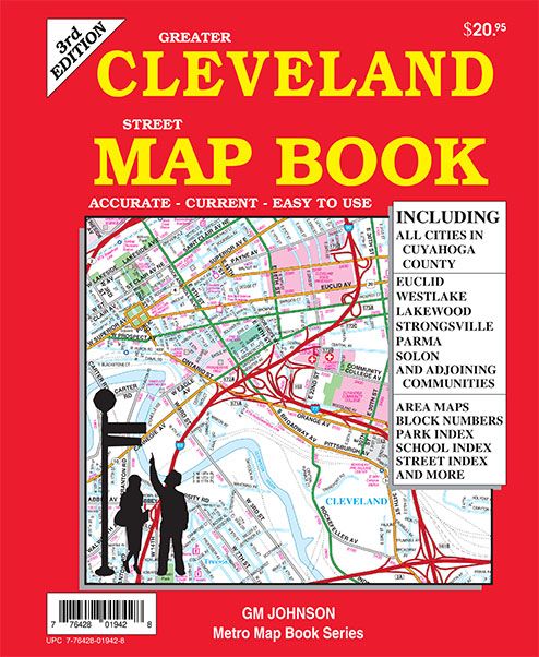 Cleveland, Greater, Ohio Street MapBook (Spiral Bound)