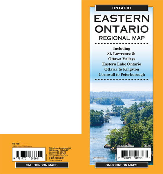 Eastern Ontario, Ontario Regional Map