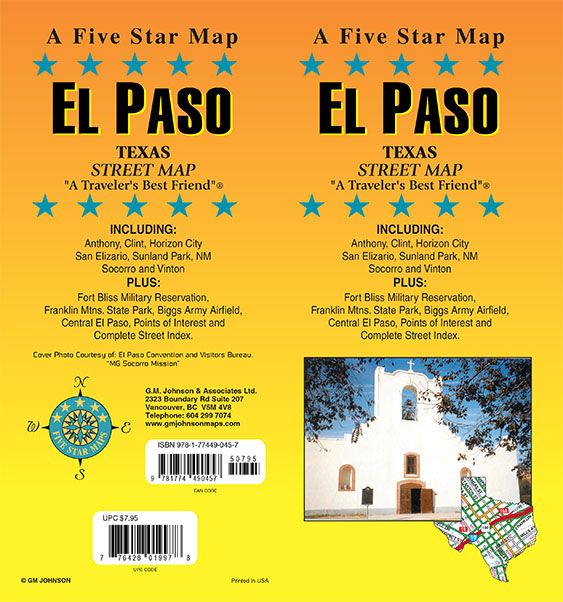 El Paso, Texas Street Map