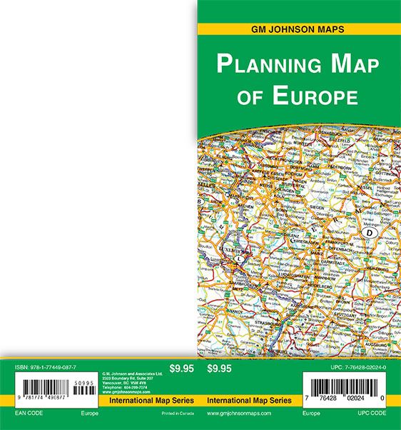 Europe Planning Map, Europe Countries