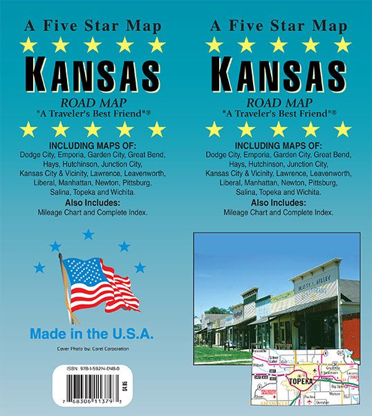 Kansas, Kansas State Map