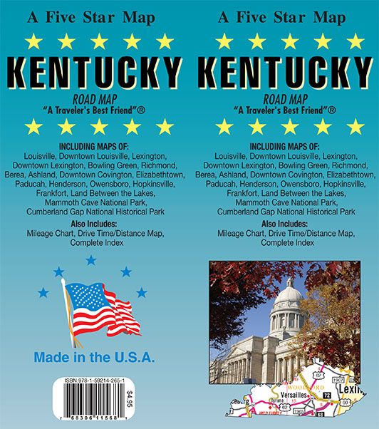 Kentucky, Kentucky State Map