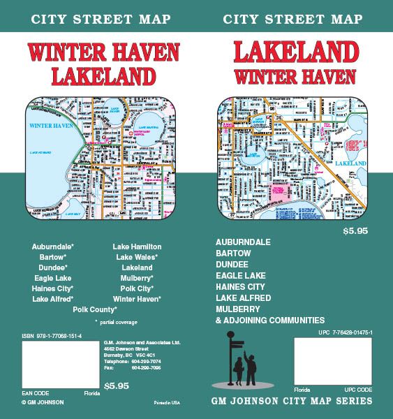 Lakeland / Winter Haven, Florida Street Map