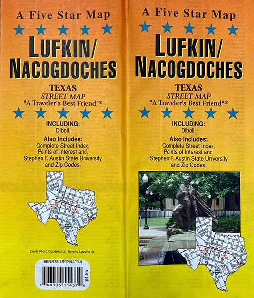 Lufkin / Nacogdoches, Texas Street Map