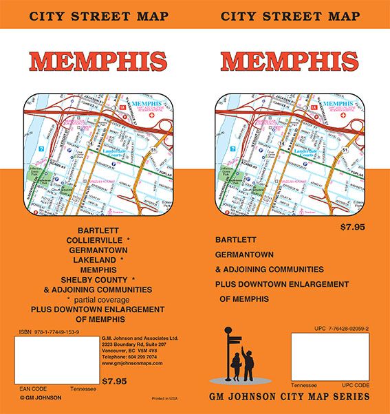 Memphis, Tennessee Street Map