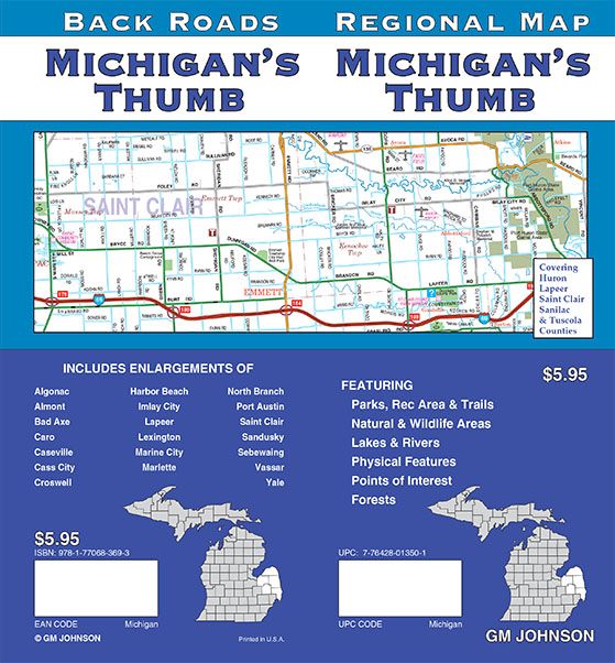 Michigan – Thumb, Michigan Regional Map