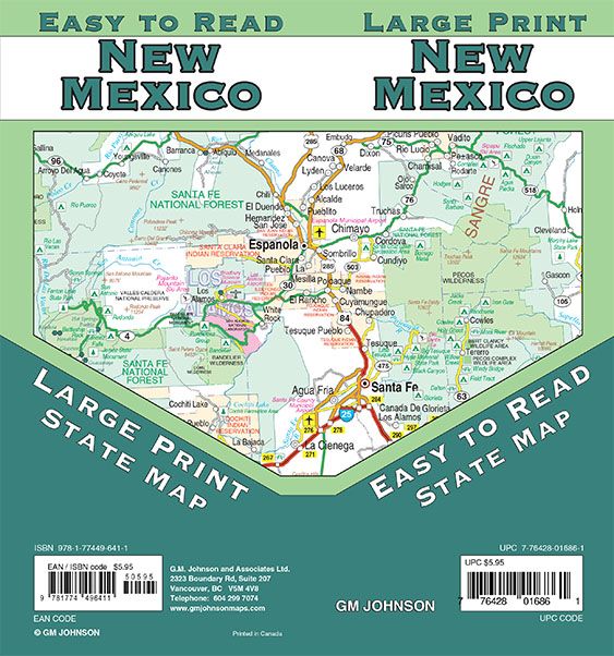 New Mexico Large Print, New Mexico