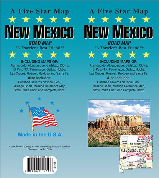 New Mexico, New Mexico State Map