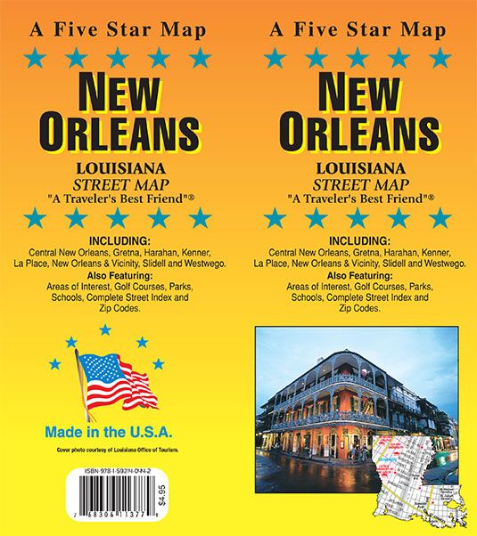 New Orleans, Louisiana Street Map