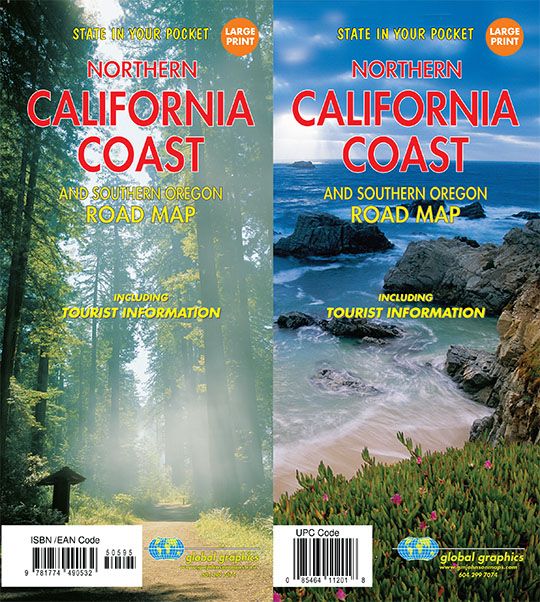Northern California Coast, California Regional Map