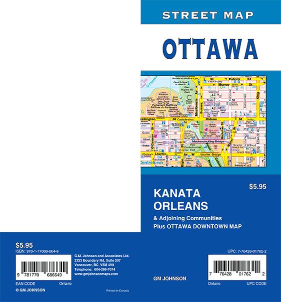 Ottawa, Ontario Street Map