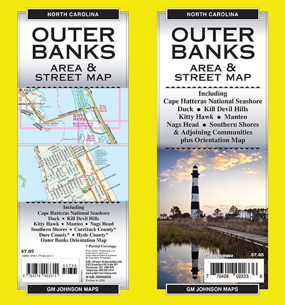 Outer Banks, North Carolina Street Map