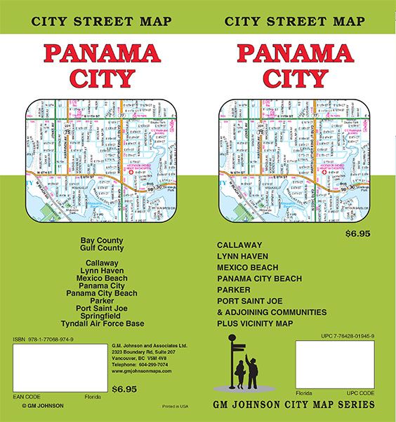 Panama City,  Florida Street Map