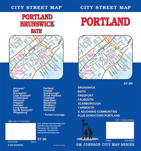 Portland, Maine Street Map