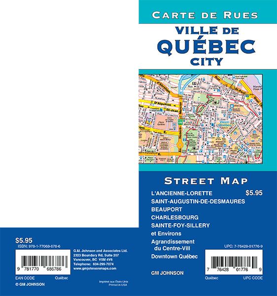 Quebec City, Quebec Street Map