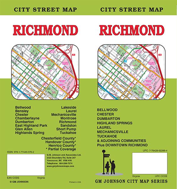 Richmond, Virginia Street  Map