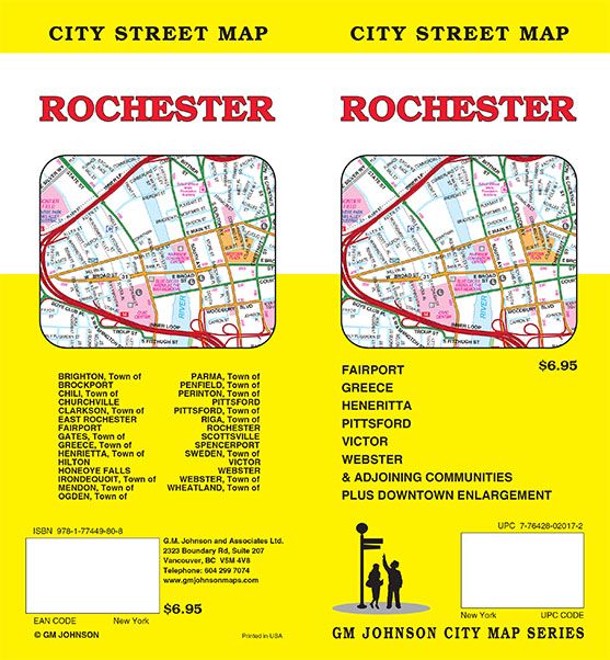 Rochester, New York Street Map