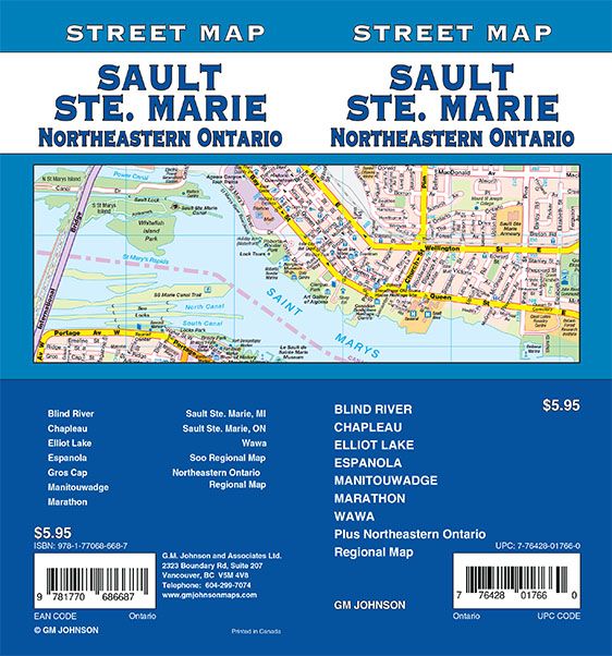 Sault Ste. Marie / North Eastern Ontario, Ontario Street Map