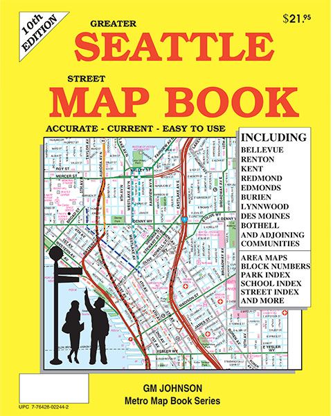 Seattle, Greater, Washington Street MapBook (Spiral Bound)