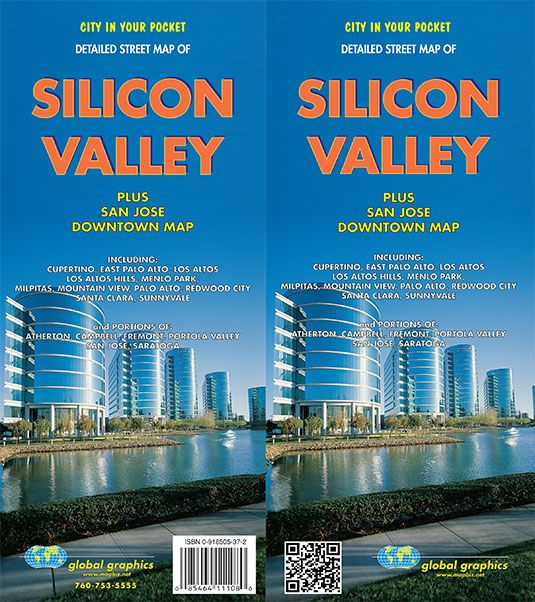 Silicon Valley, California Street Map