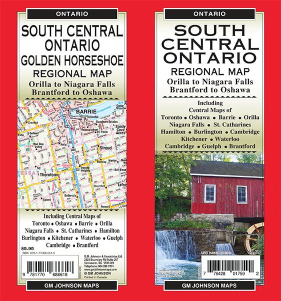 South Central Ontario (Golden Horseshoe), Ontario Regional Map