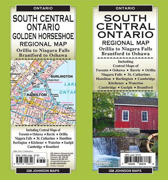 South Central Ontario (Golden Horseshoe), Ontario Regional Map