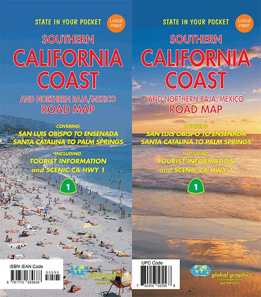 Southern California Coast, California Regional Map