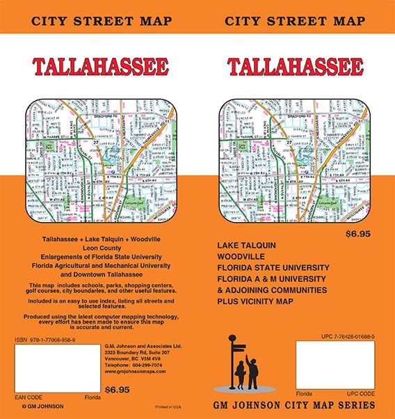 Tallahassee, Florida Street Map
