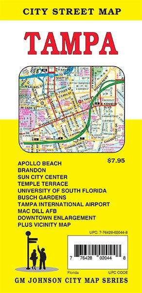 Greater Tampa, Florida Street Map