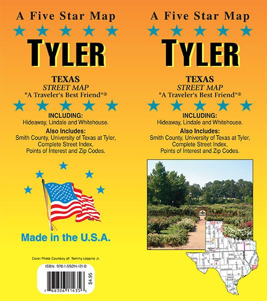 Tyler, Texas Street Map