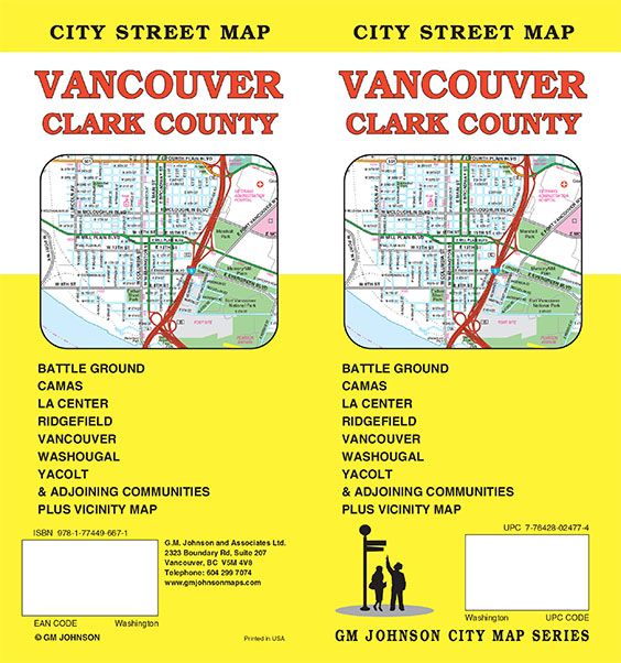 Vancouver / Clark County, Washington Street Map