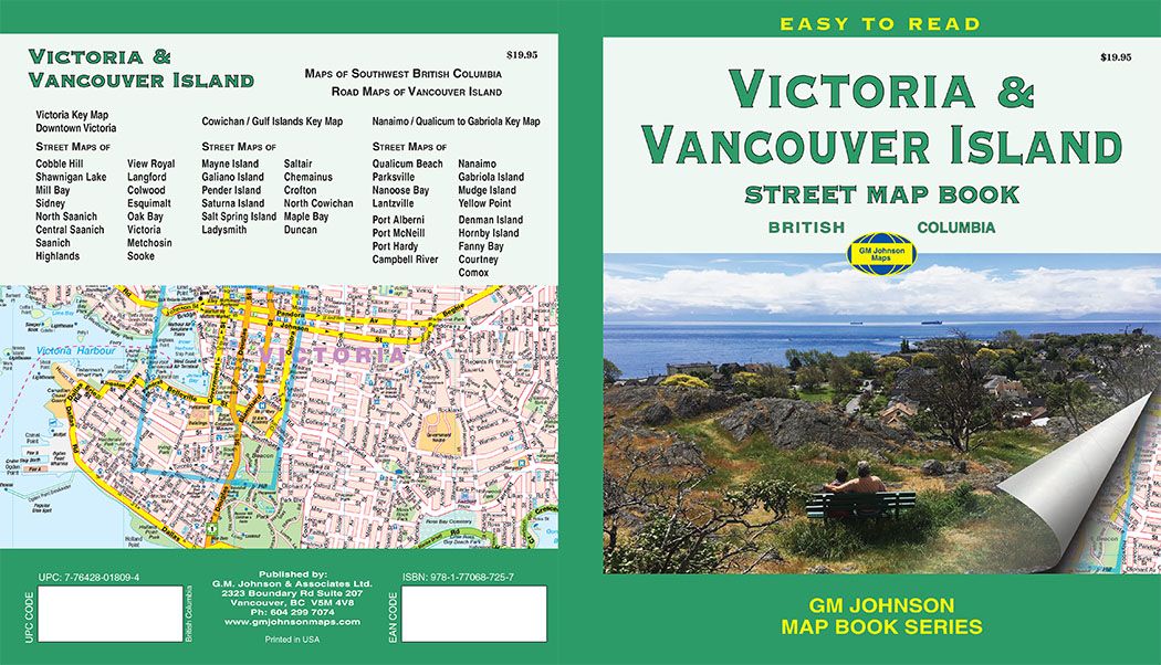 Victoria & Vancouver Island, British Columbia Map Book