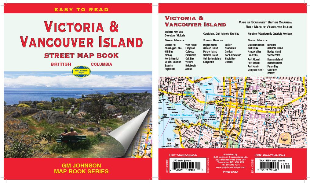 Victoria & Vancouver Island, British Columbia Map Book