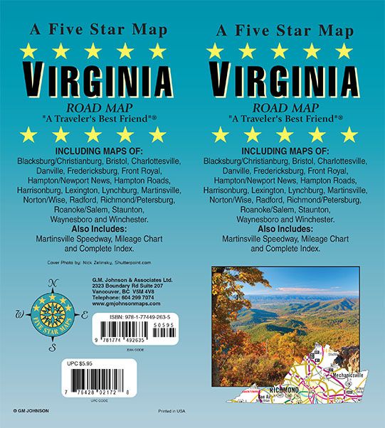 Virginia, Virginia State Map