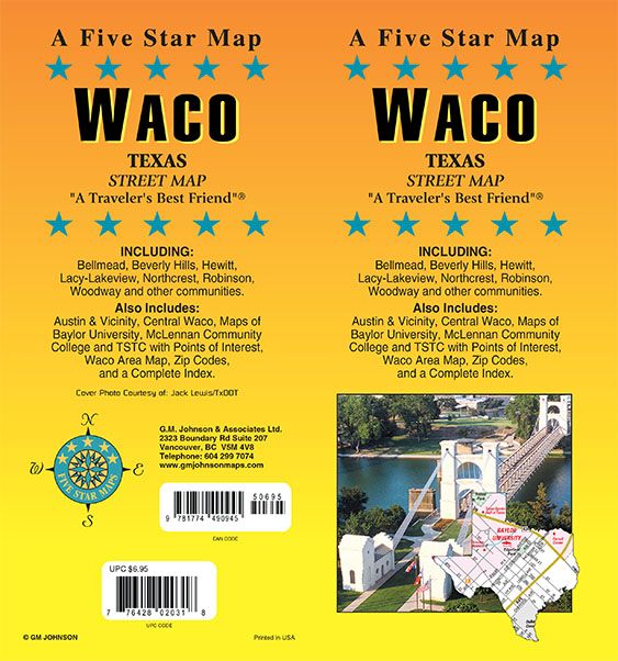 Waco, Texas Street Map