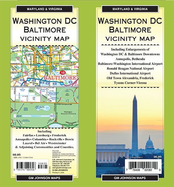 Washington DC   Baltimore   Vicinity MD Regional Map GMJ 2022 