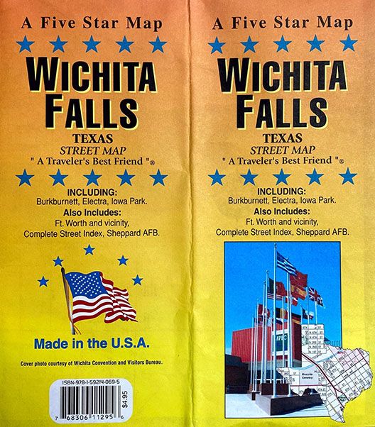 Wichita Falls, Texas Street Map