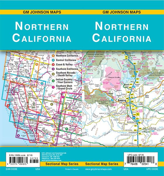 Northern California California - Northern California CA Sectional Map GMJ 2025