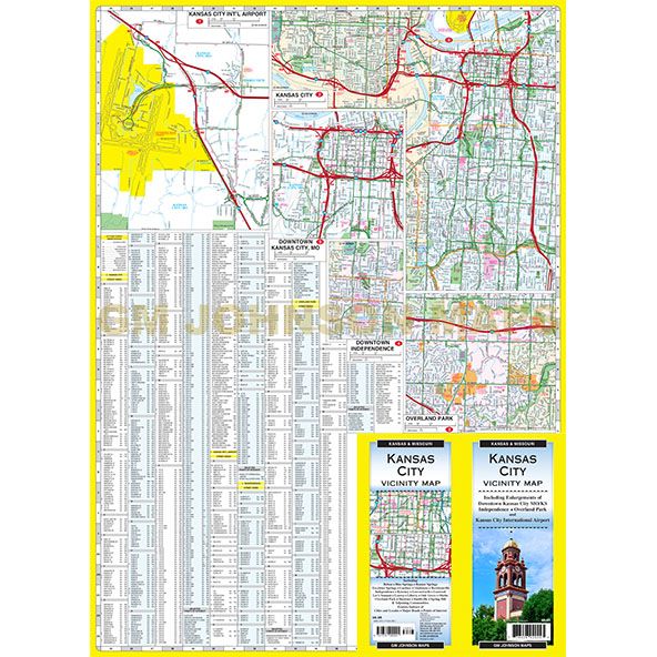 Kansas City Vicinity Missouri Regional Map Gmj Front 