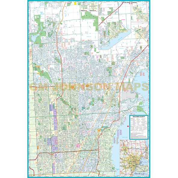 Macomb County Map